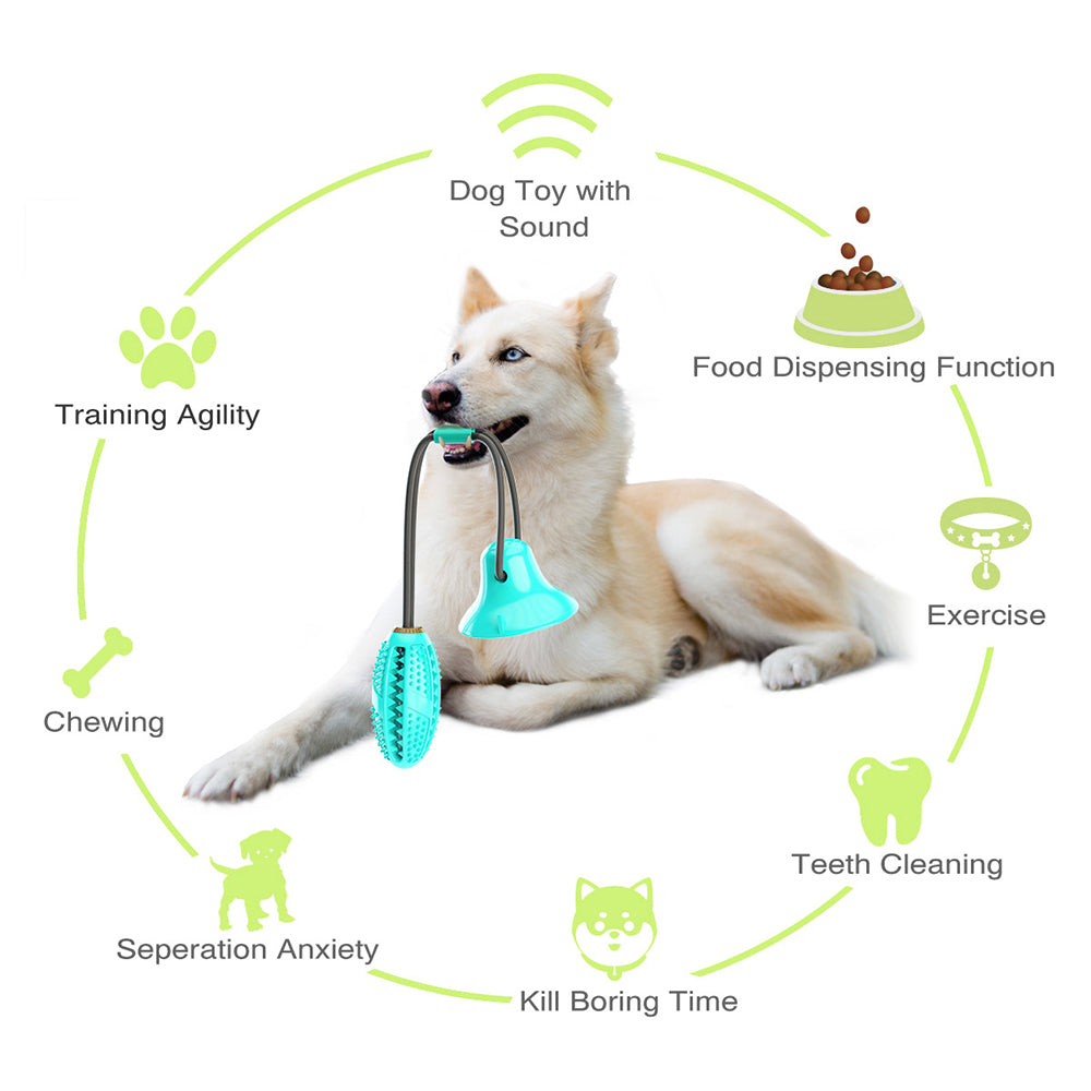 XPB01 Pulling Rope Suction Cup Dog Tug-of-War Toy Pet Dog TPR Chewing Food Dispenser Ball Toy (BPA Free, with FDA Certificate) - Lake Blue XPB01 Pulling Rope Suction Cup Dog Tug-of-War Toy Pet Dog TPR Chewing Food Dispenser Ball Toy (BPA Free, with FDA Certificate) - Lake Blue